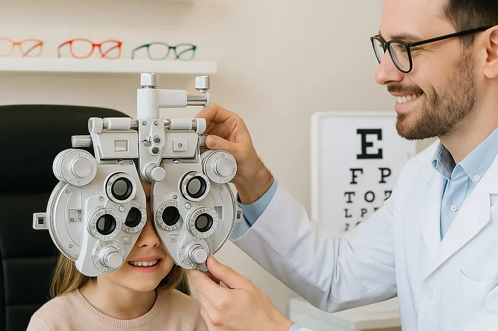 Dobór okularów korekcyjnych u dzieci i młodzieży